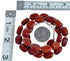 Southwest Sterling Silver Poppy Jasper Bead Necklace RX119204